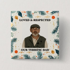 Our Terrific Dad™ Button (Customize It!) 缶バッジ