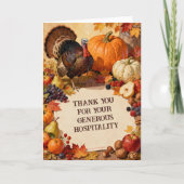 Our Thanksgiving Thank You Card カード (正面)