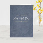 Our Thoughts Are With You - Blue カード (黄色い花)