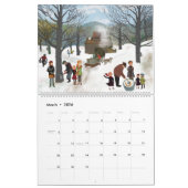 Our Town 2021フォークアートカレンダー カレンダー (3月 2026)