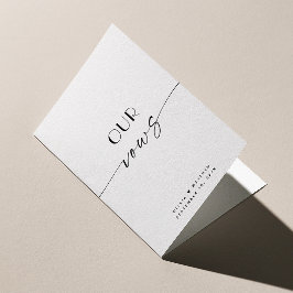 Our Vows | モダンでミニマルなエレガントな結婚式 カード