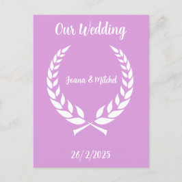 Our wedding ポストカード