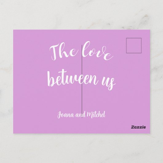 Our wedding ポストカード (裏面)