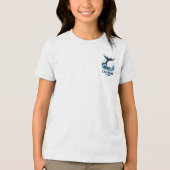 Our World Whale Tail Ocean Conservation トライブレンドＴシャツ (正面)