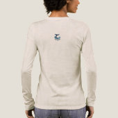 Our World Whale Tail Ocean Conservation トライブレンドTシャツ (背面)