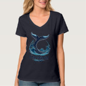 Our World Whale Tail Ocean Conservation Tシャツ (正面)