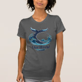 Our World Whale Tail Ocean Conservation Tシャツ (正面)