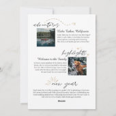 Our Year in Review l Year思い出の多い写真 シーズンカード (裏面)