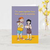 Our Years Together Anniversary Card カード (黄色い花)