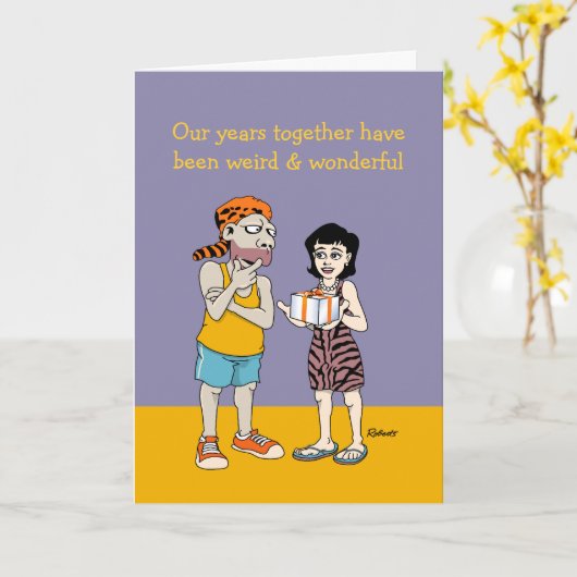 Our Years Together Anniversary Card カード (黄色い花)