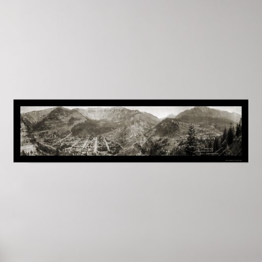 Ouray, CO写真1910 ポスター (正面)