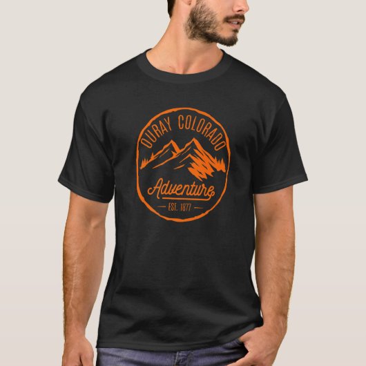 Ouray Colorado Mountains Hot Springs Premium Tシャツ (正面)