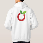 OurGroceriesメンズフード付きスウェットシャツ パーカ (裏面)