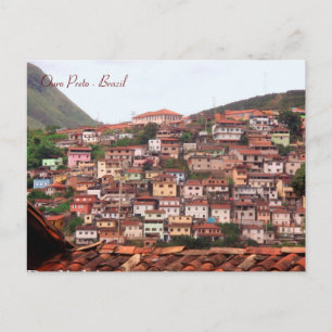 Ouro Preto、ミナスジェライス州、ブラジル ポストカード