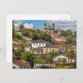 Ouro Preto、Minas Gerais、ブラジル ポストカード (正面/裏面)