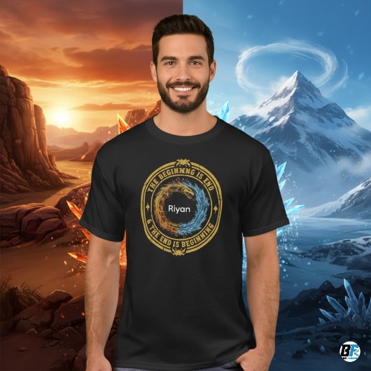 Ouroboros Fire & Ice The Beginning is End - Eterna Tシャツ