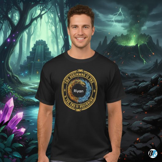 Ouroboros Fire & Ice The Beginning is End - Eterna Tシャツ