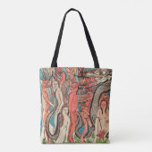 Ourobouricはトートバックをエコーします トートバッグ (裏面)