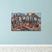 Ourray, ColoradoLarge Letter ScenesOurray, CO キャンバスプリント (インサイチュ (ウッドフロア))