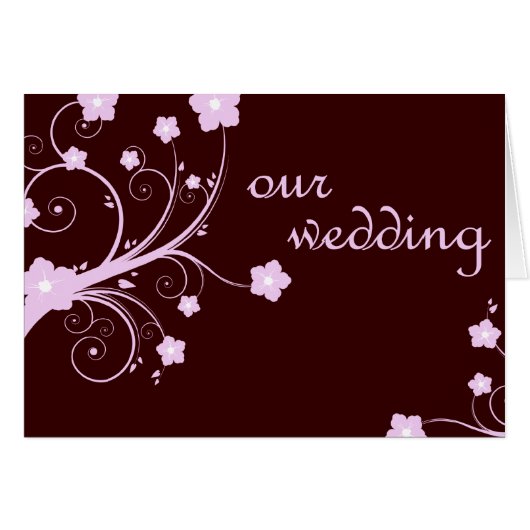 Our's 結婚 ：ピンク色の花： (正面横)