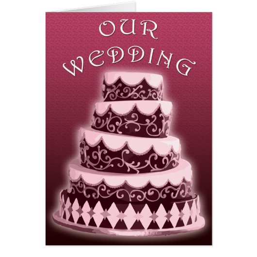 Our's 結婚 : Pink Cake : (正面)