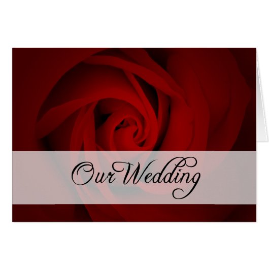 Our's 結婚 : Red Rose : (正面横)