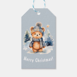 Ours en peluche dans la forêt, personnalisé ギフトタグ