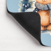 Ours en peluche dans la forêt, personnalisé マウスパッド (コーナー)