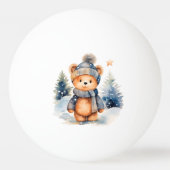 Ours en peluche dans la forêt, personnalisé 卓球ボール (裏面)