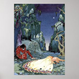 Ourson and Violette by Virginia Frances Sterrett ポスター