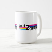 Out2gether Bi+ネットワークマグ コーヒーマグカップ (正面右)