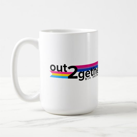 Out2gether Bi+ネットワークマグ コーヒーマグカップ (左)