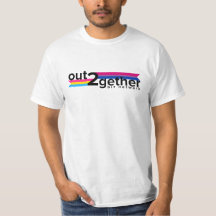 Out2gether Bi+ネットワークTシャツ