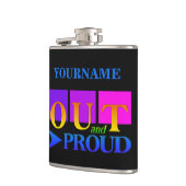 OUT & 誇りを持ったカスタムFLASK フラスク (左)