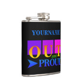 OUT & 誇りを持ったカスタムFLASK フラスク (右)