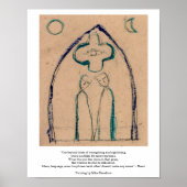 Out Beyondアイディアの詩by Rumi ポスター (正面)