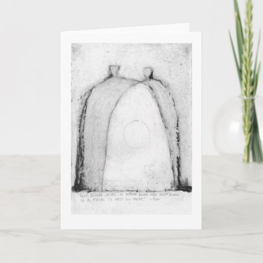 Out Beyond詩by Rumi Card カード (正面)