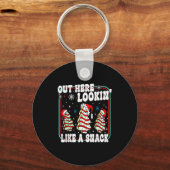 Out Here Lookin' Like A Snack Christmas Cakes Debb キーホルダー (正面)