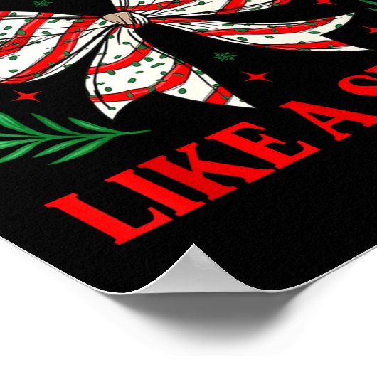 Out Here Lookin Like A Snack Funny Christmas Coque ポスター (角)