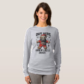 Out Here Looking Like A Snack – クリスマスケルトン Tシャツ (正面フル)