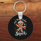 Out Here Looking Like A Snack Christmas Funny Bouj キーホルダー (正面)