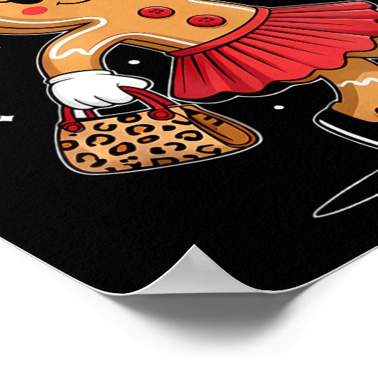 Out Here Looking Like A Snack Funny Boujee Xmas Gi ポスター (角)