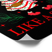 Out Here Looking Like A Snack Funny Christmas Tree ポスター (角)