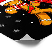 Out Here Looking Like A Snack Funny Gingerbread Ch ポスター (角)