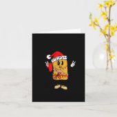 Out Here Looking Like A Snack Funny Tamale Christm カード (黄色い花)