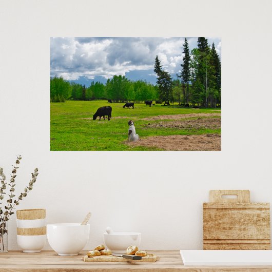 Out in the Pasture Poster ポスター (キッチン)