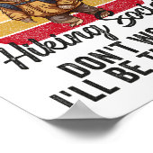 Out Of Breath Hiking Society For Men Women Hiker N ポスター (角)