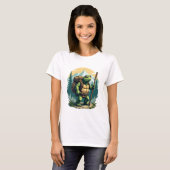 Out Of Breath Hiking Society Turtle T-Shirt Tシャツ (正面フル)