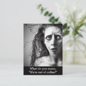 Out of Coffee  ポストカード (スタンド正面)