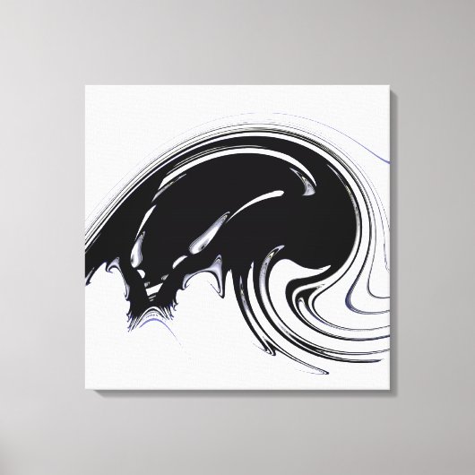 Out of Controlフラクタルキャンバス包まれたプリント キャンバスプリント (正面)